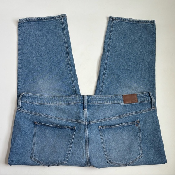 Madewell The Plus High-Rise Slim Boyjean Blue Denim Jeans in Neal Wash Size 26W - Picture 7 of 16